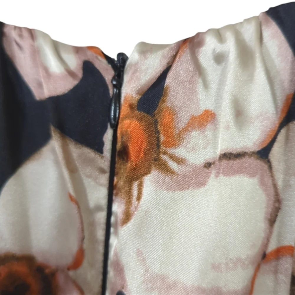 T Tahari Floral Sleeveless Shift Dress
